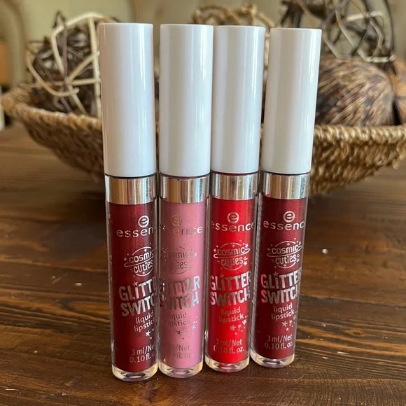 Essence | Makeup | Essence Glitter Switch Liquid Lipstick Bundle Of 4 |  Poshmark